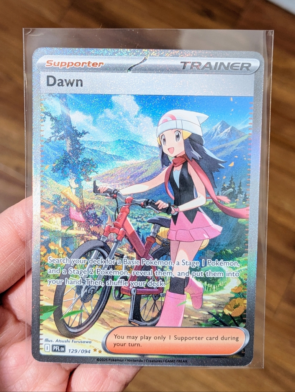 🚲 Dawn Special Illustration Rare - Phantasmal Flames Pokemon Holo Card 🚲